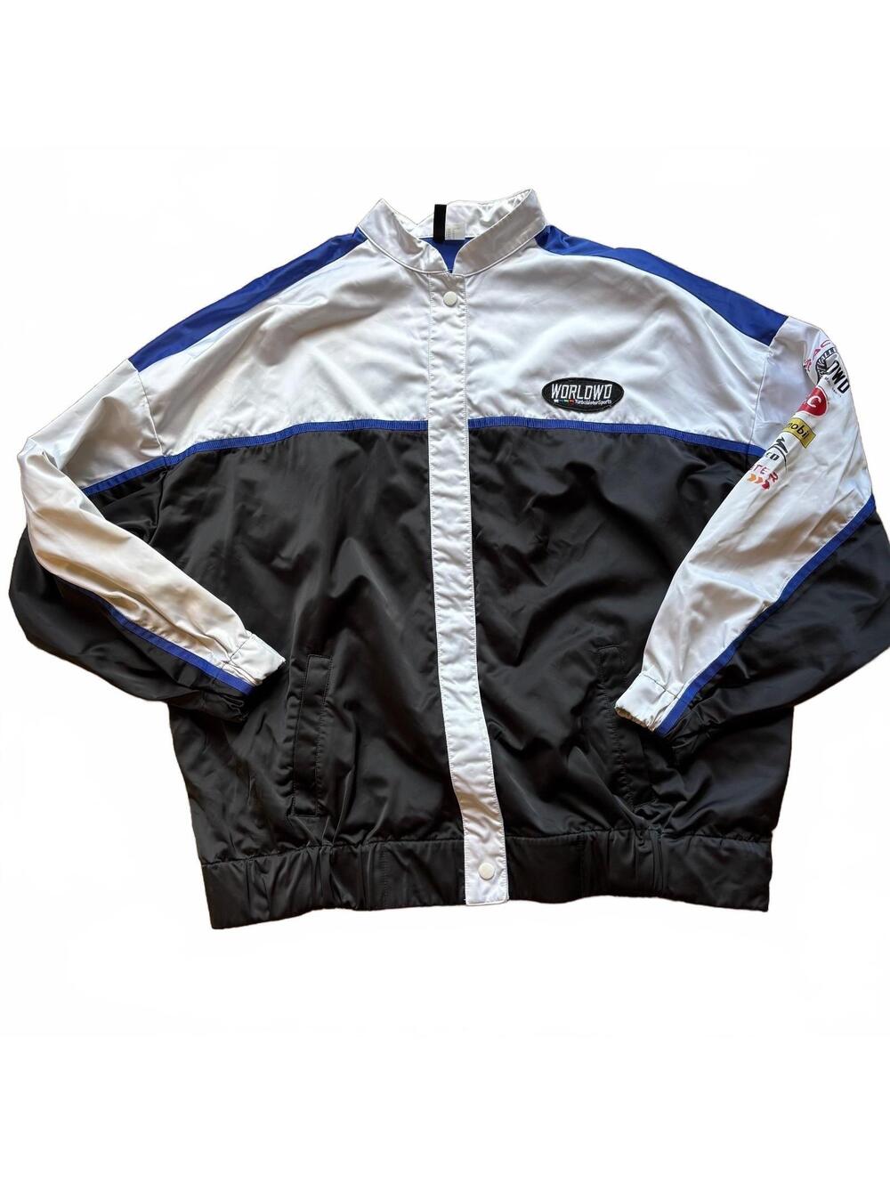Vintage Style Tech Racing Wind Breaker Jacker Size M